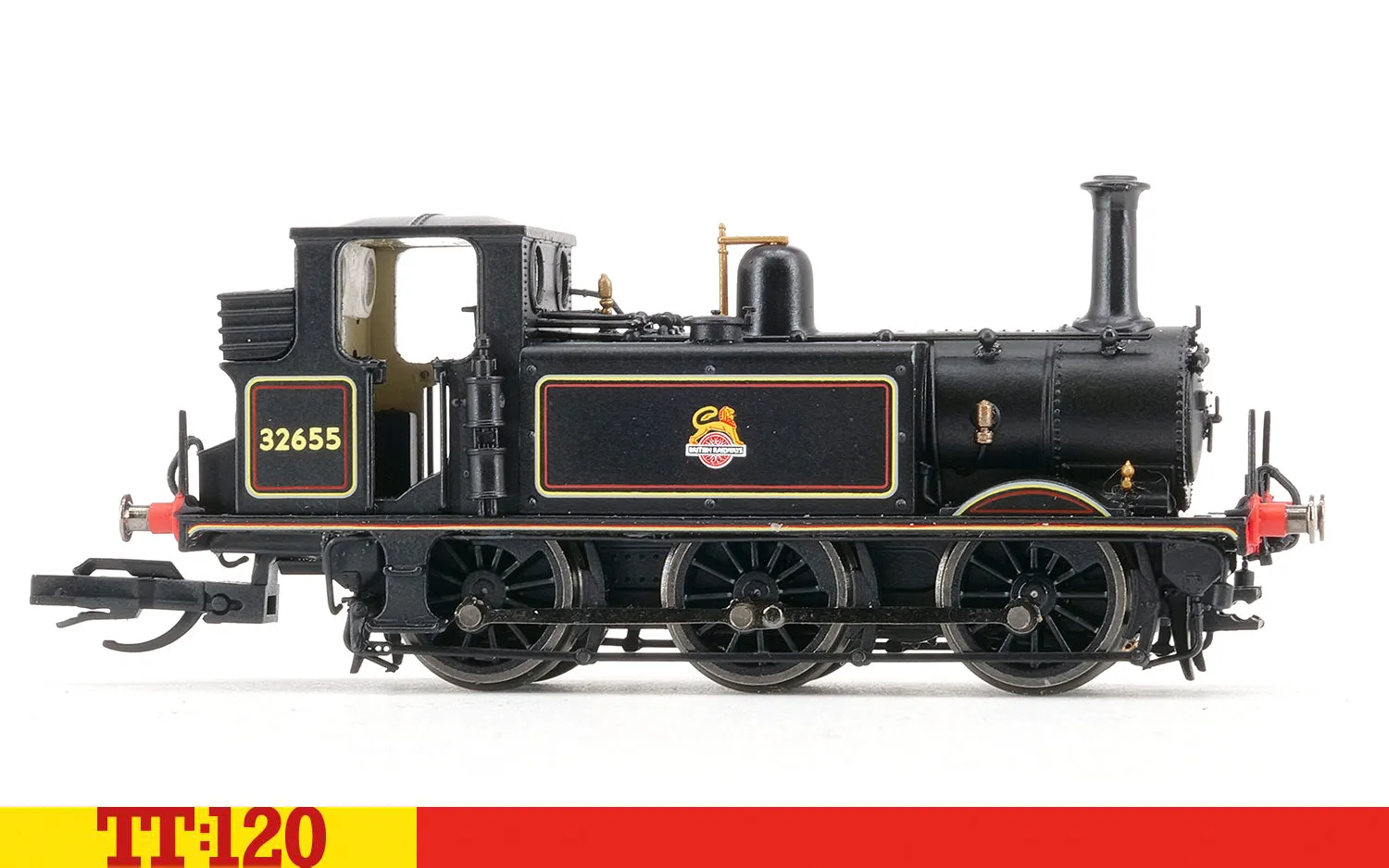 Hornby TT:120 BR Terrier 0-6-0T 32655 ånglok