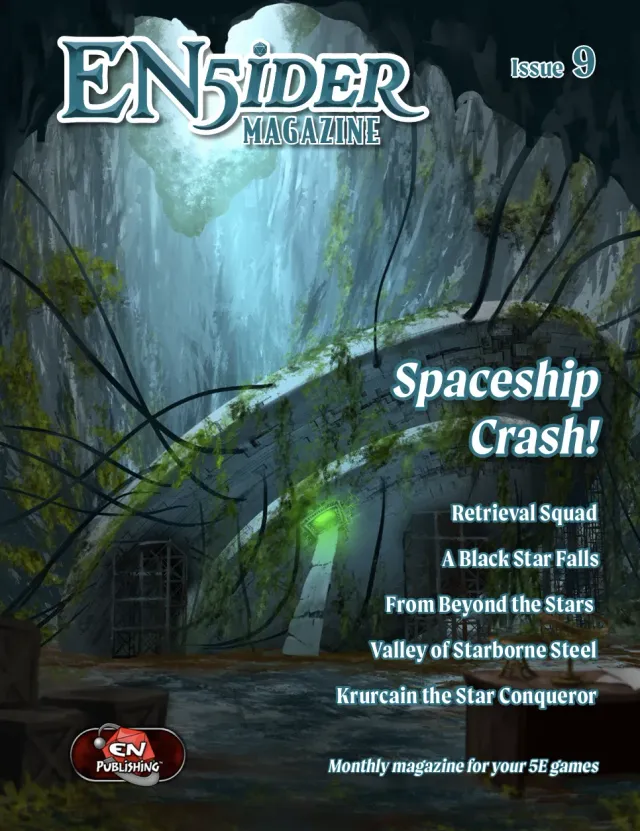 EN Publishing EN5ider #9 Crashed Spaceship tidning PDF rymdskepp