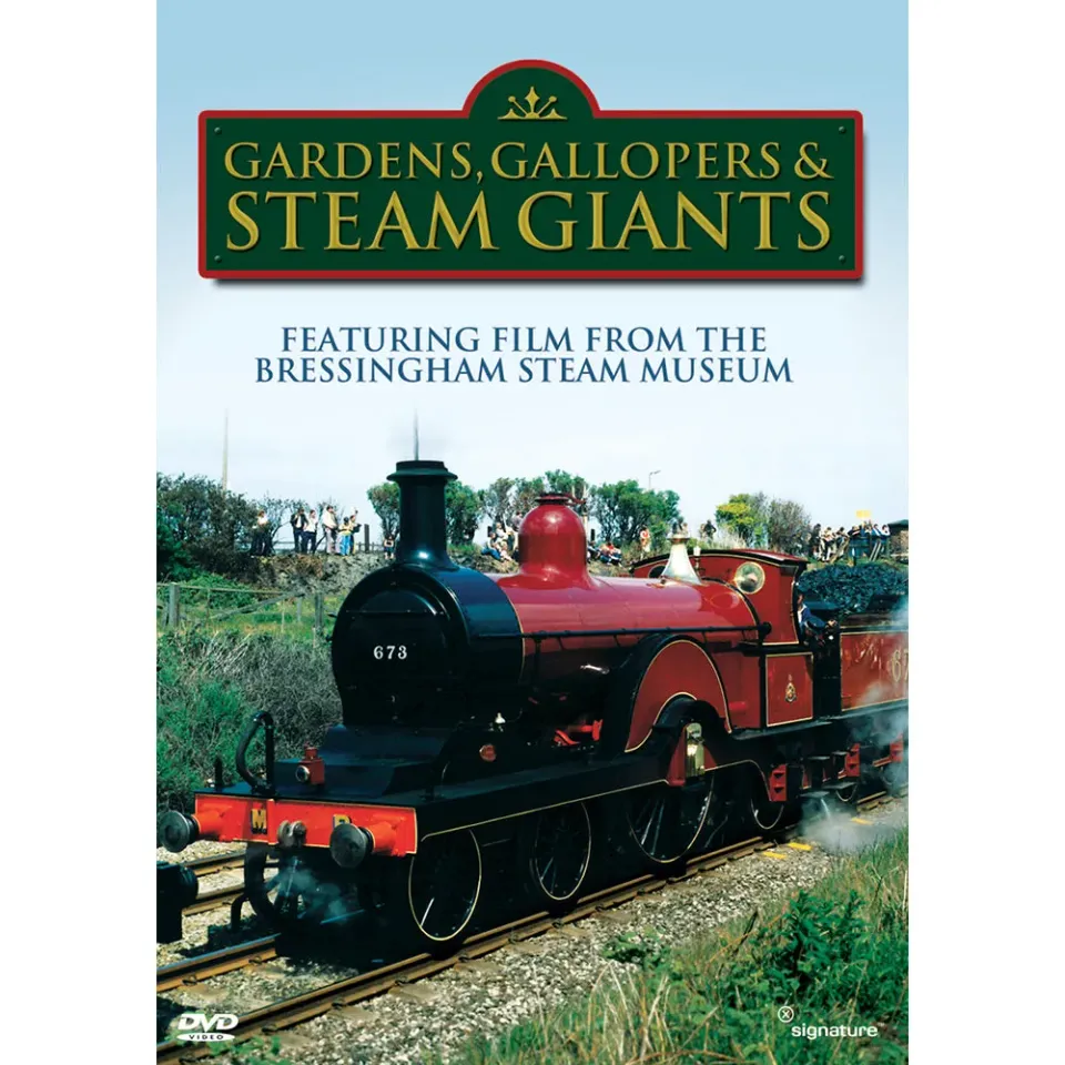 Gardens Gallopers and Steam Giants DVD film ånglok