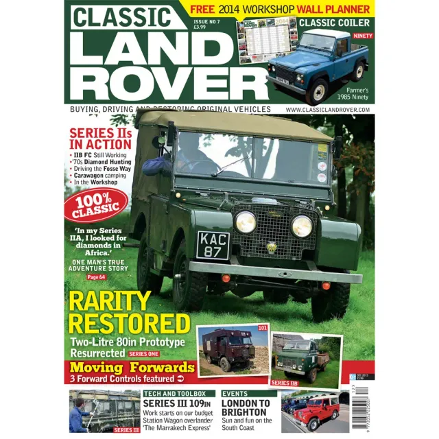Why we love Taylor Swi Classic Land Rover tidning december 2013