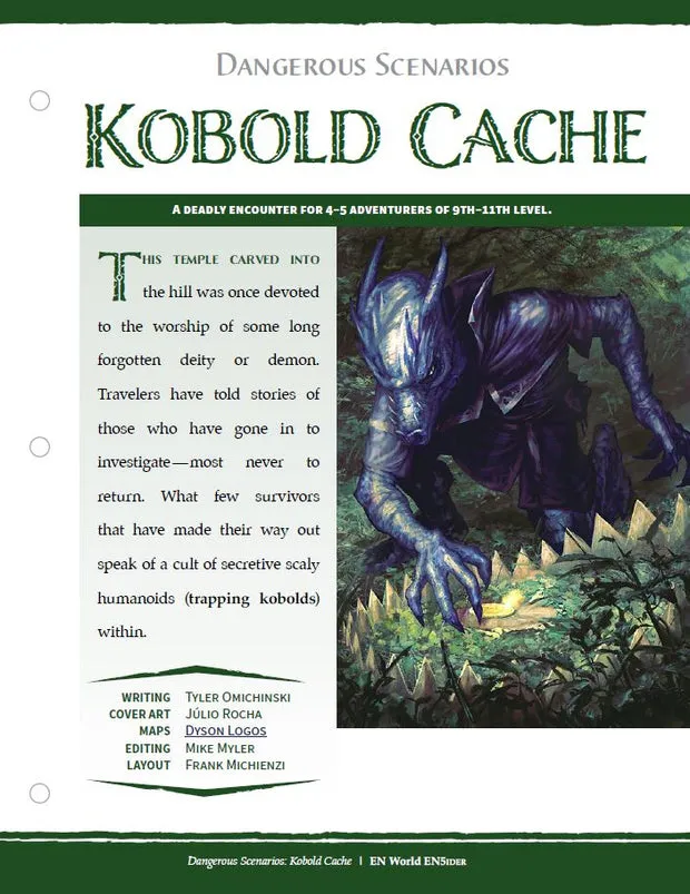 EN Publishing Kobold Cache D&D 5e PDF Nivå9-11