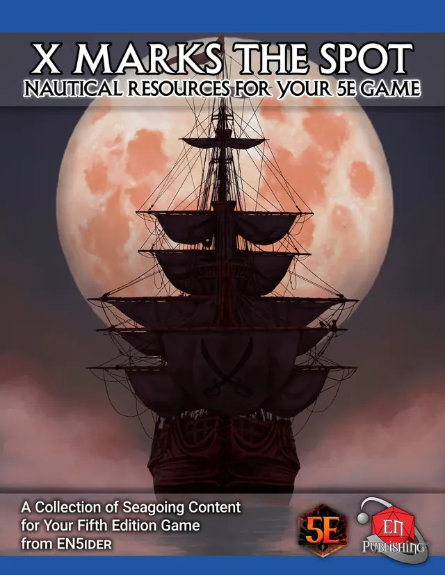 EN Publishing X Marks the Spot piratbok Softcover + PDF 28 s