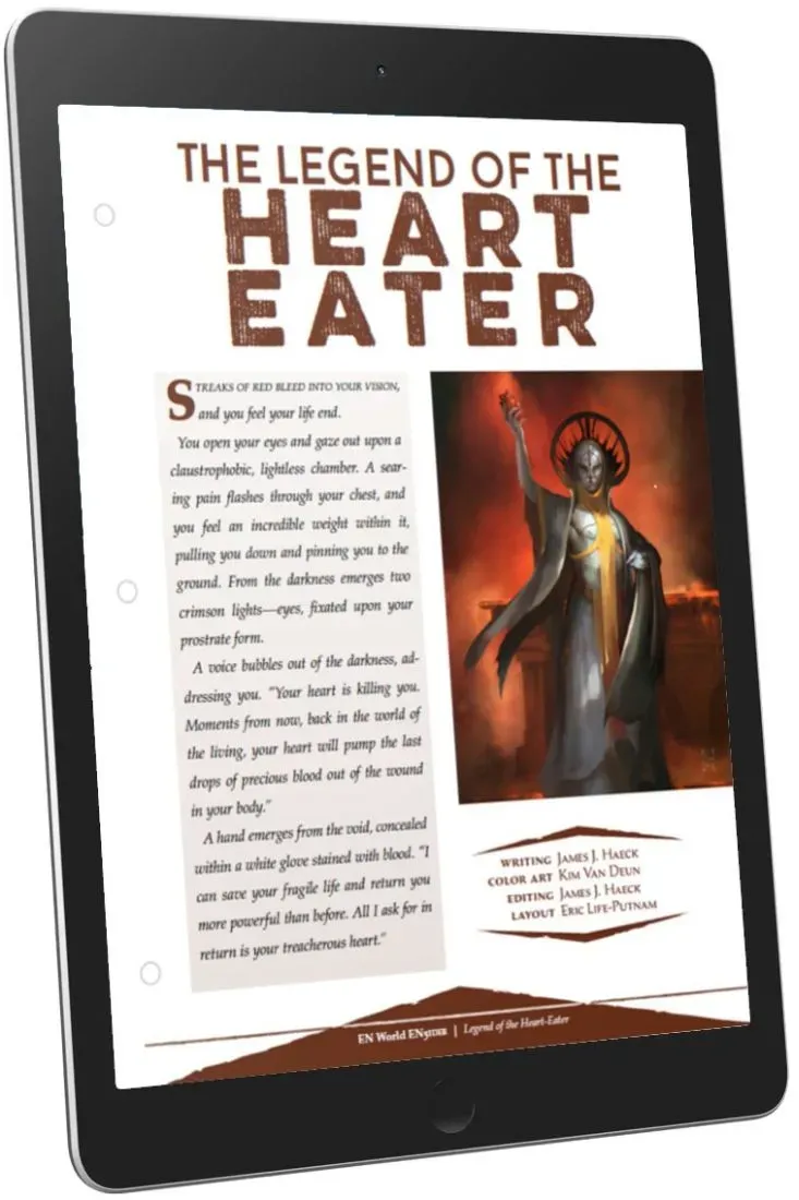 EN Publishing Legend of the Heart Eater warlock PDF 5e