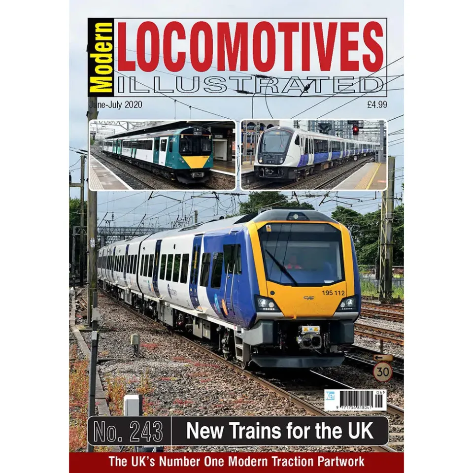 Modern Locomotives Illustrated 243 tidning om nya tåg