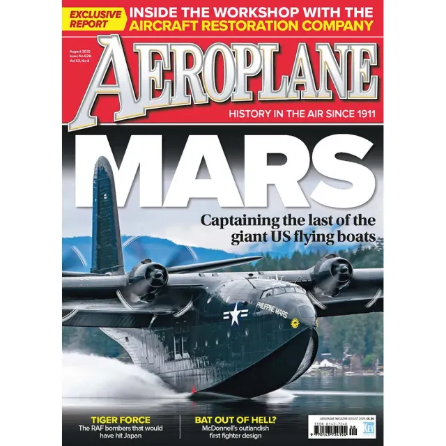 Aeroplane Monthly augusti 2025 tidning flygplan