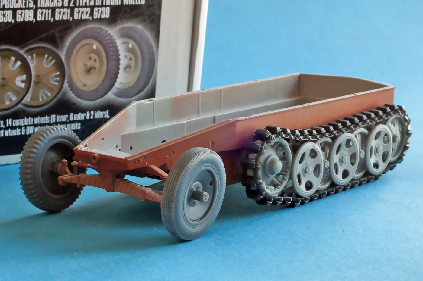 ROSSAGRAPH QuickWheel QWX-020 Sd.Kfz.10 framhjul 1:35