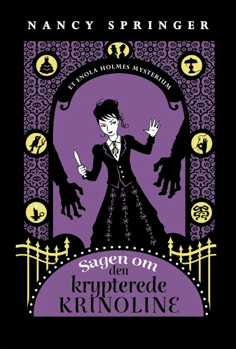 ABC Forlag Enola Holmes Sagen om den krypterede krinoline deckarbok