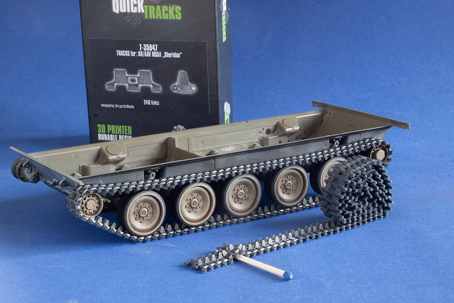 Rossagraph QuickTracks T-35047 band M551 Sheridan 1:35