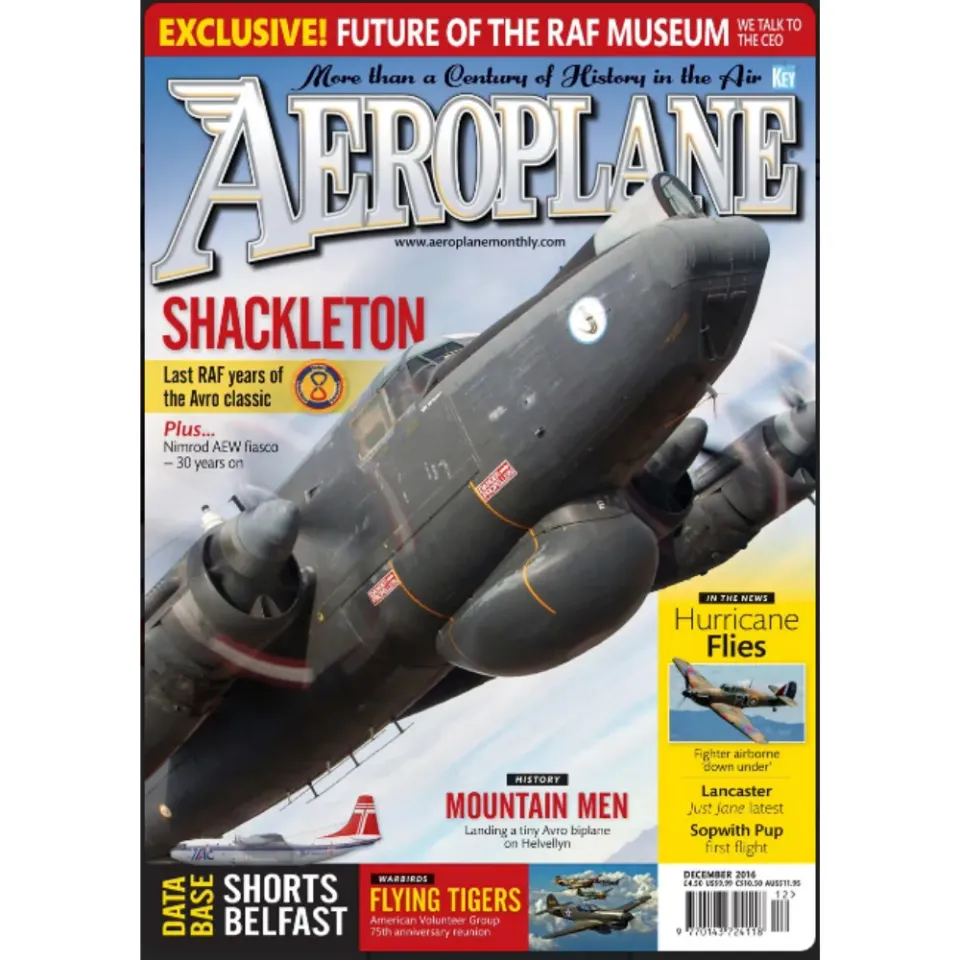 Aeroplane Monthly December 2016 tidning lösnummer flyghistoria