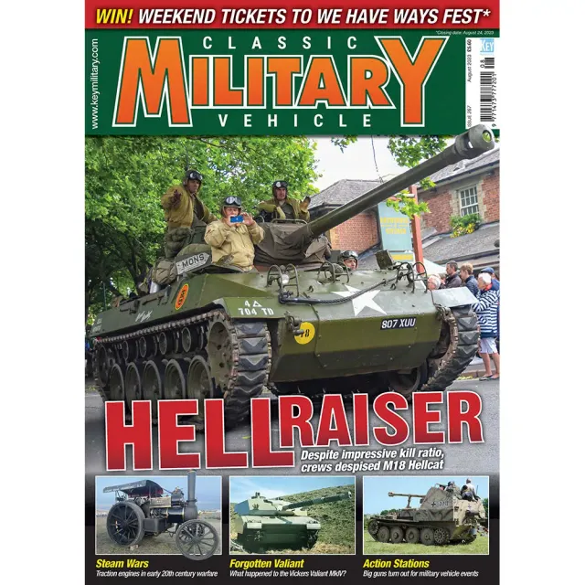 Classic Military Vehicle August 2023 tidning fordon
