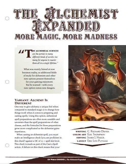 EN Publishing The Alchemist Expanded More Magic pdf alkemist