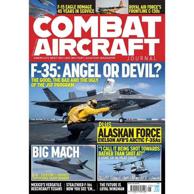 Combat Aircraft Journal May 2021 tidning lösnummer F-35