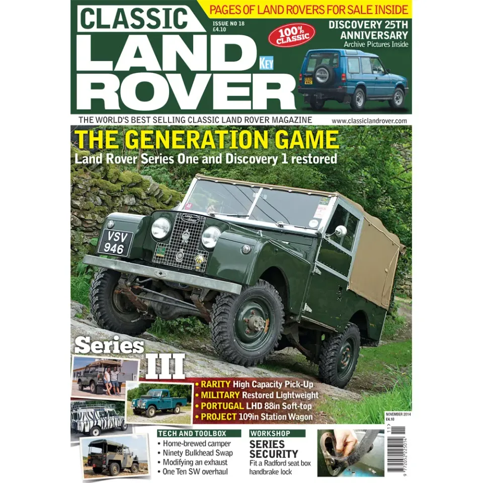 Classic Land Rover tidning november 2014 renovering