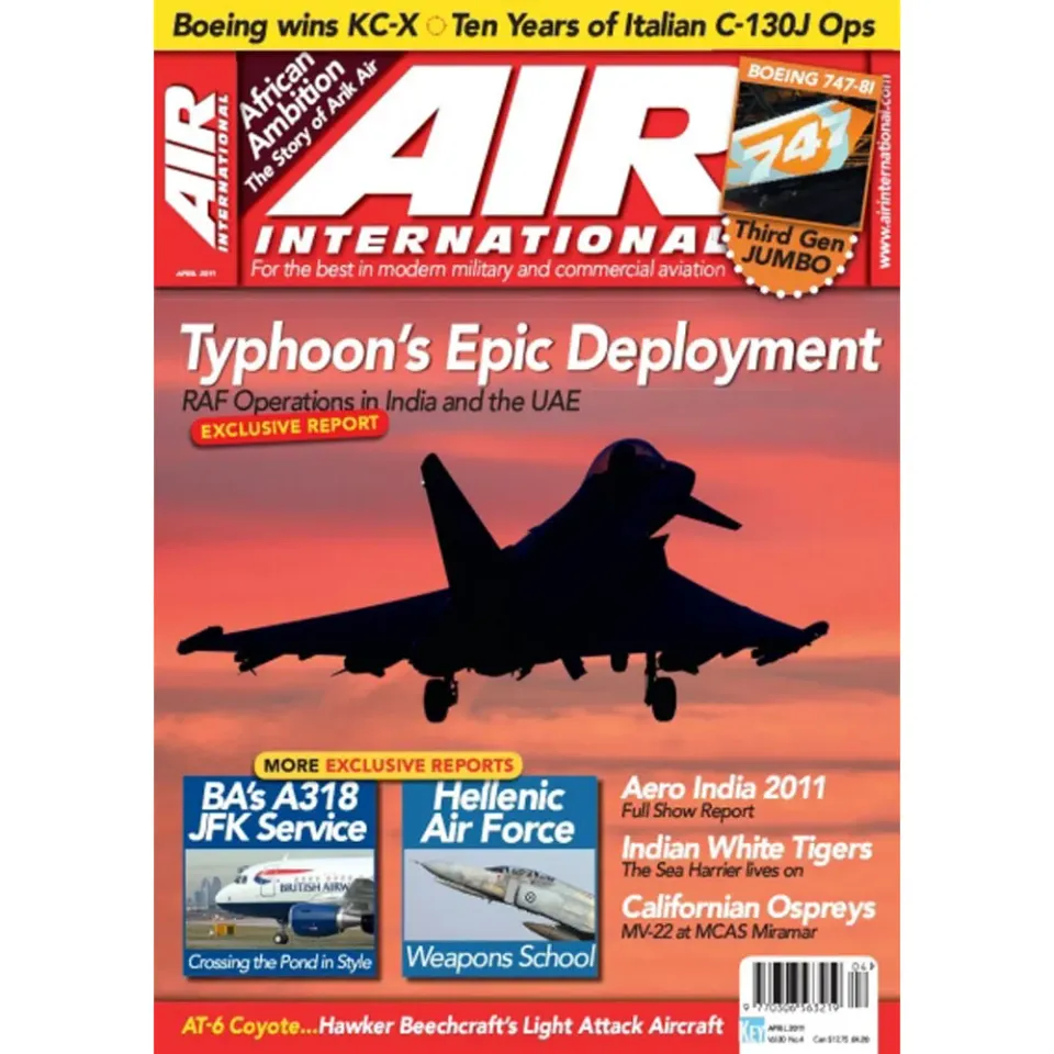 AIR International april 2011 tidning lösnummer militärflyg