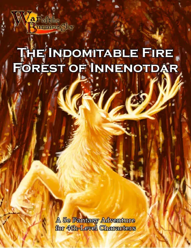 EN Publishing War of the Burning Sky 2 Innenotdar äventyr PDF skog