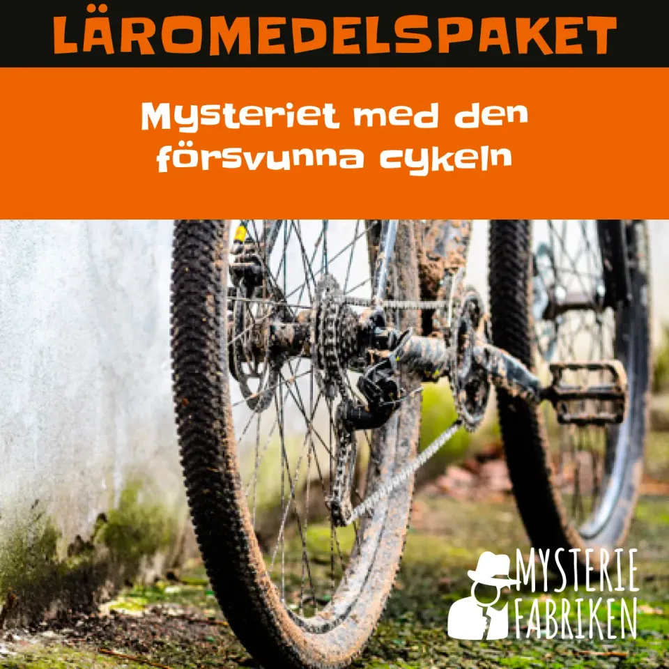 Mysteriefabriken Mysteriet med den försvunna cykeln läromedelspaket