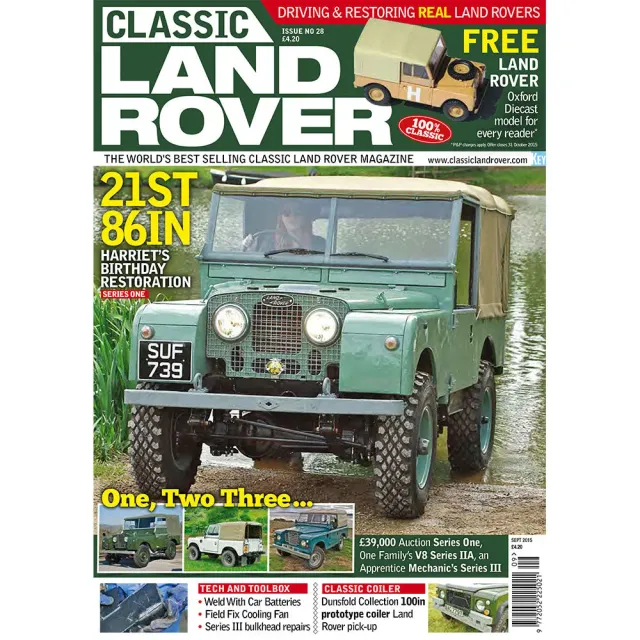 Classic Land Rover september 2015 tidning – renovering