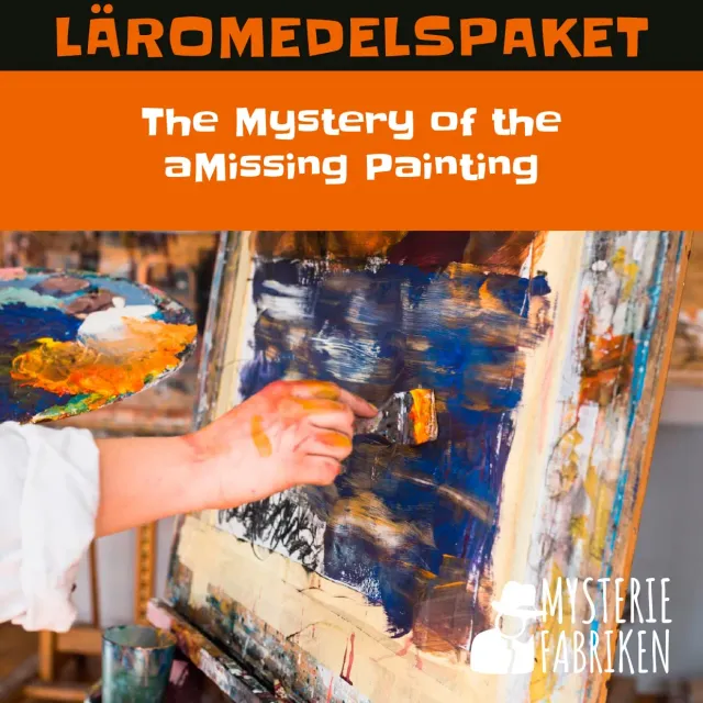 Mysteriefabriken The Mystery of the Missing Painting läromedel engelska