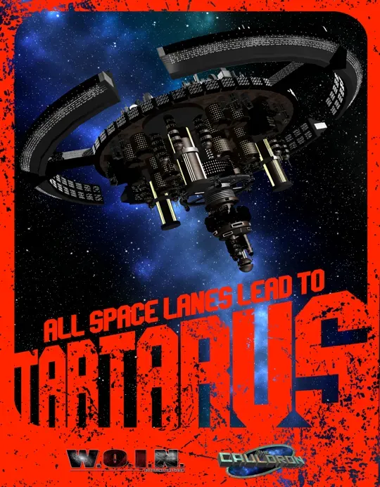 EN Publishing All Space Lanes Lead To Tartarus poster 24x36