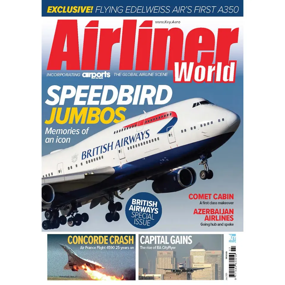 Airliner World juli 2025 tidning
