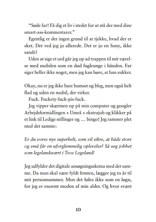 ABC Forlag Morris Mohlin på iskold mission bok tryckt