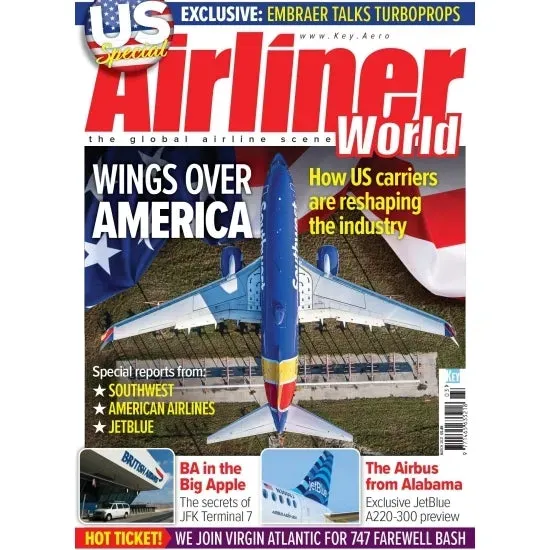 Airliner World mars 2021 tidning lösnummer trafikflyg