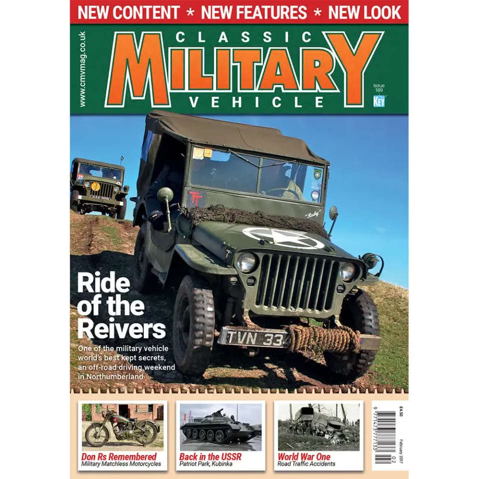 Classic Military Vehicle februari 2017 tidning militärfordon