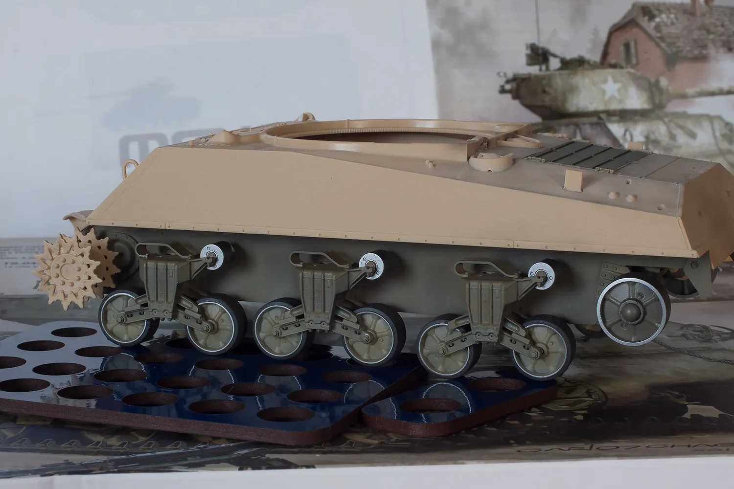 Rossagraph QuickWheel QW-247 målmask M4 Sherman Meng 1/35