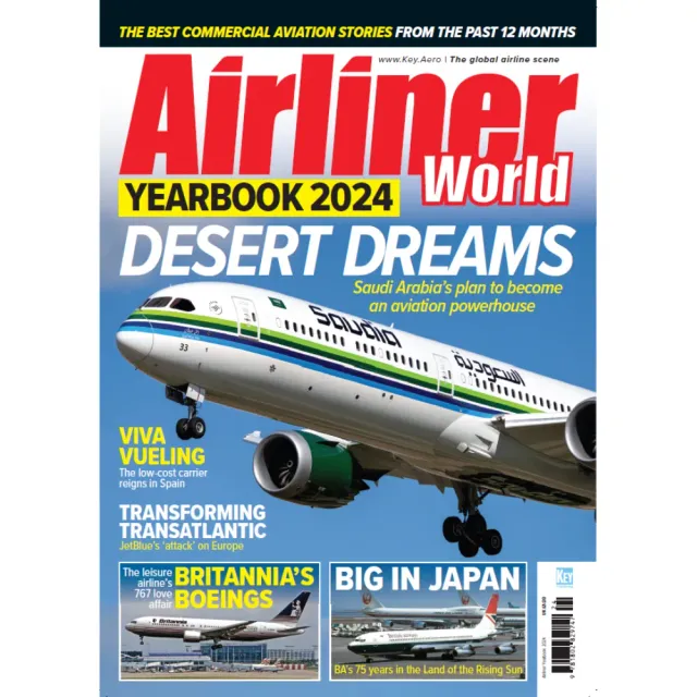 Airliner World Yearbook 2024 tidning årsbok 116 sidor