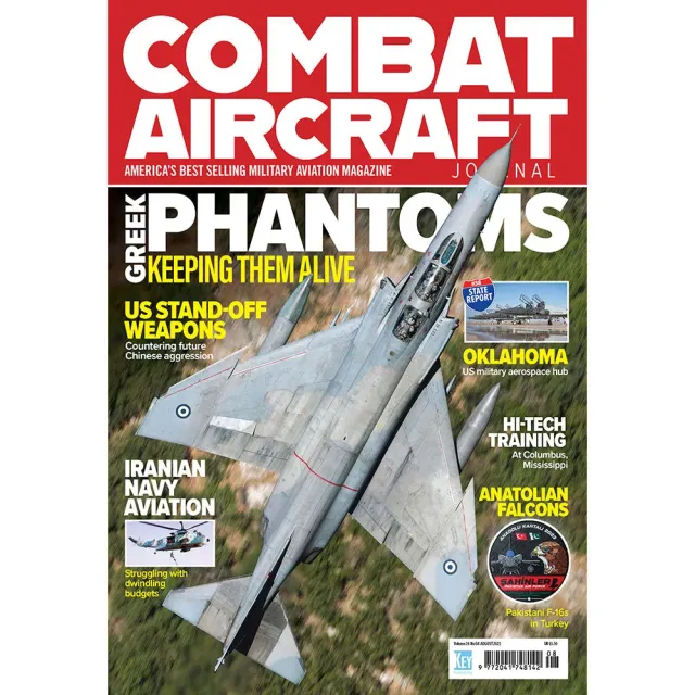 Combat Aircraft Journal augusti 2023 tidning stridsflyg