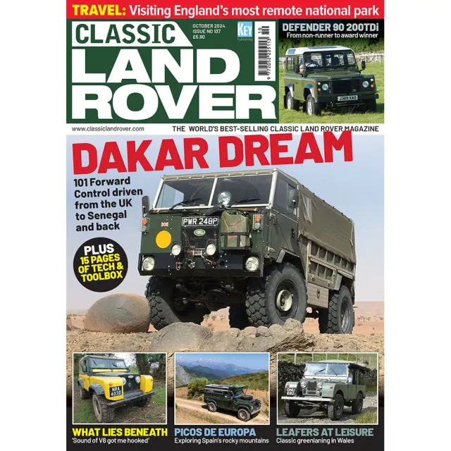 Classic Land Rover October 2024 tidning lösnummer