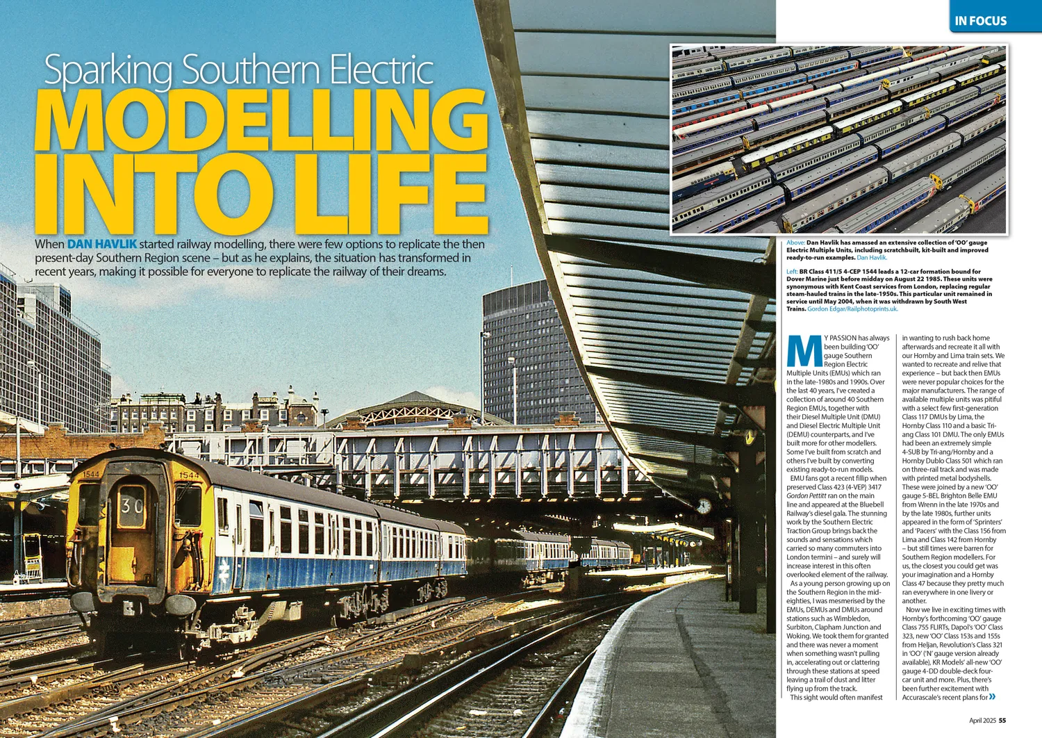 Hornby Magazine april 2025 tidning modelljärnväg