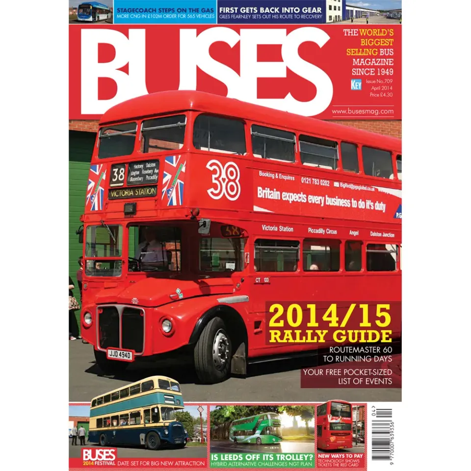 Buses tidning april 2014 lösnummer med rallyguide