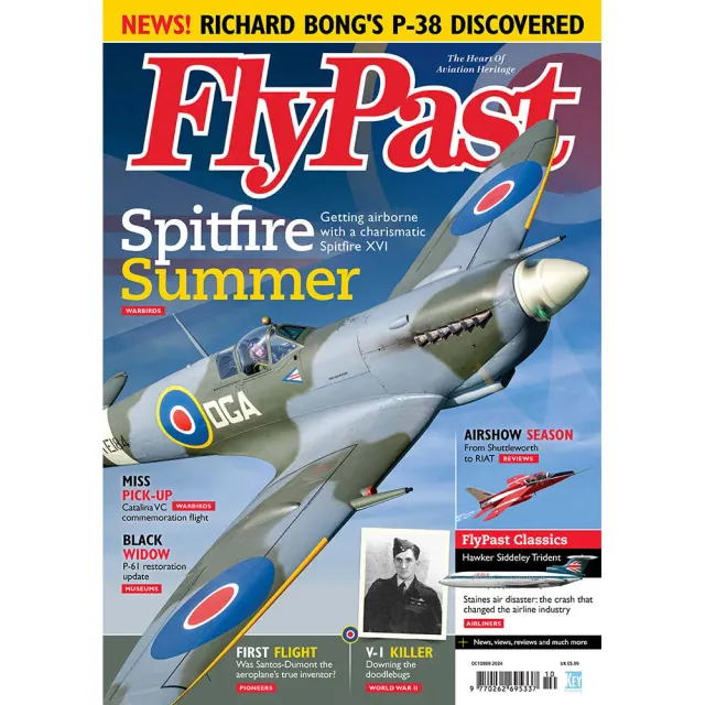 FlyPast October 2024 tidning Spitfire TE184 Biggin Hill