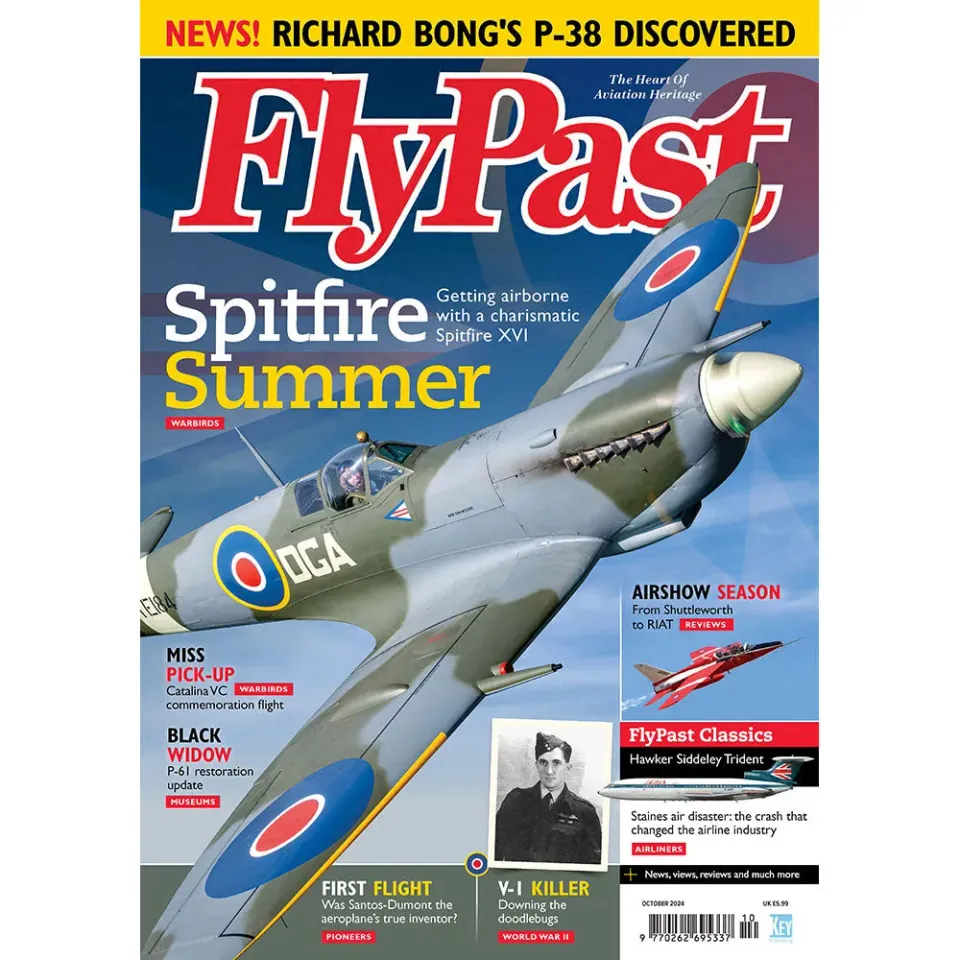 FlyPast October 2024 tidning Spitfire TE184 Biggin Hill