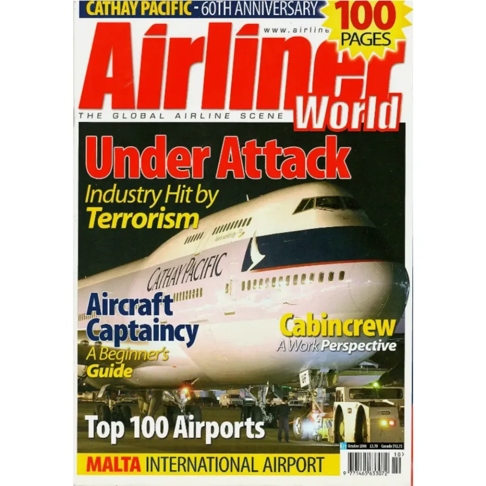 Why we love Taylor Swi Airliner World October 2006 tidning lösnummer
