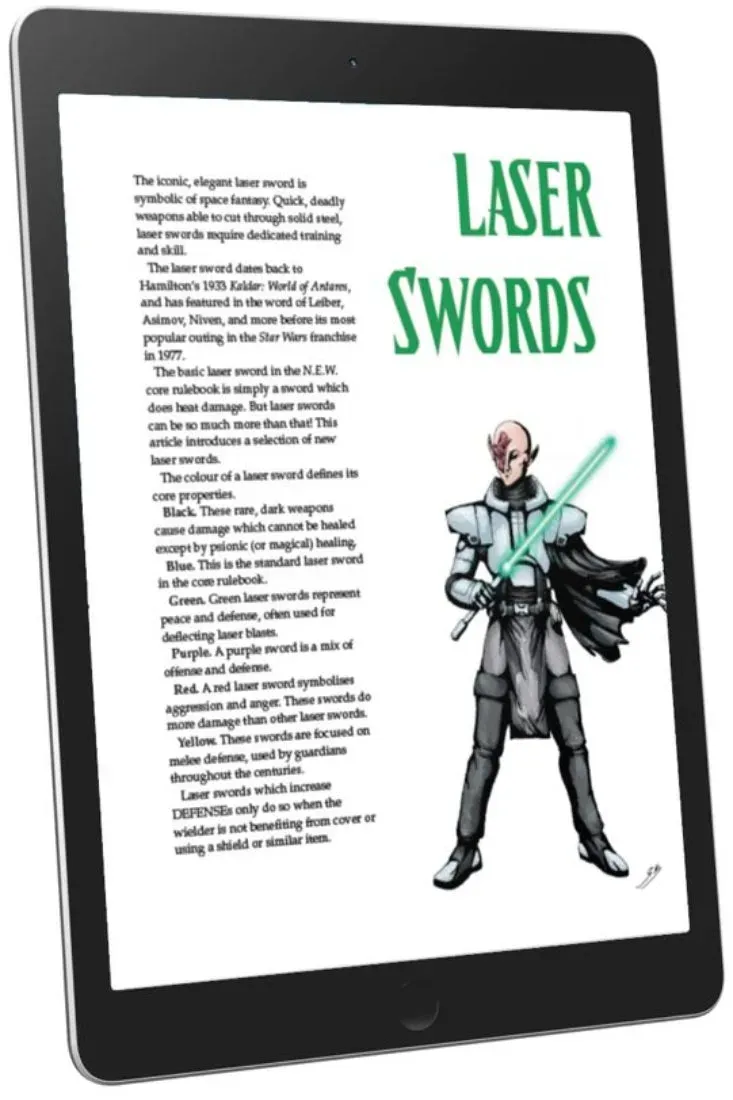 EN Publishing Laser Swords WOIN rollspel PDF