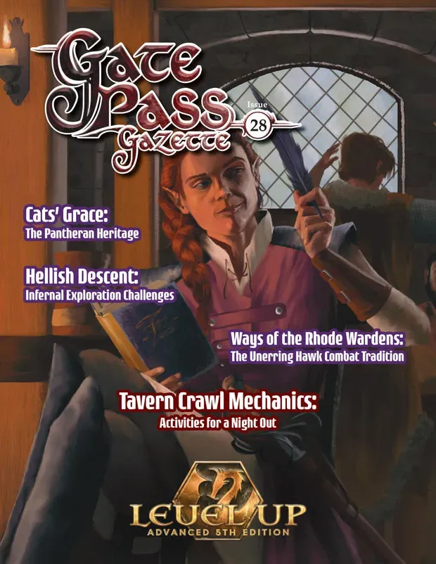 EN Publishing Gate Pass Gazette 28 rollspelstidning PDF krogkväll