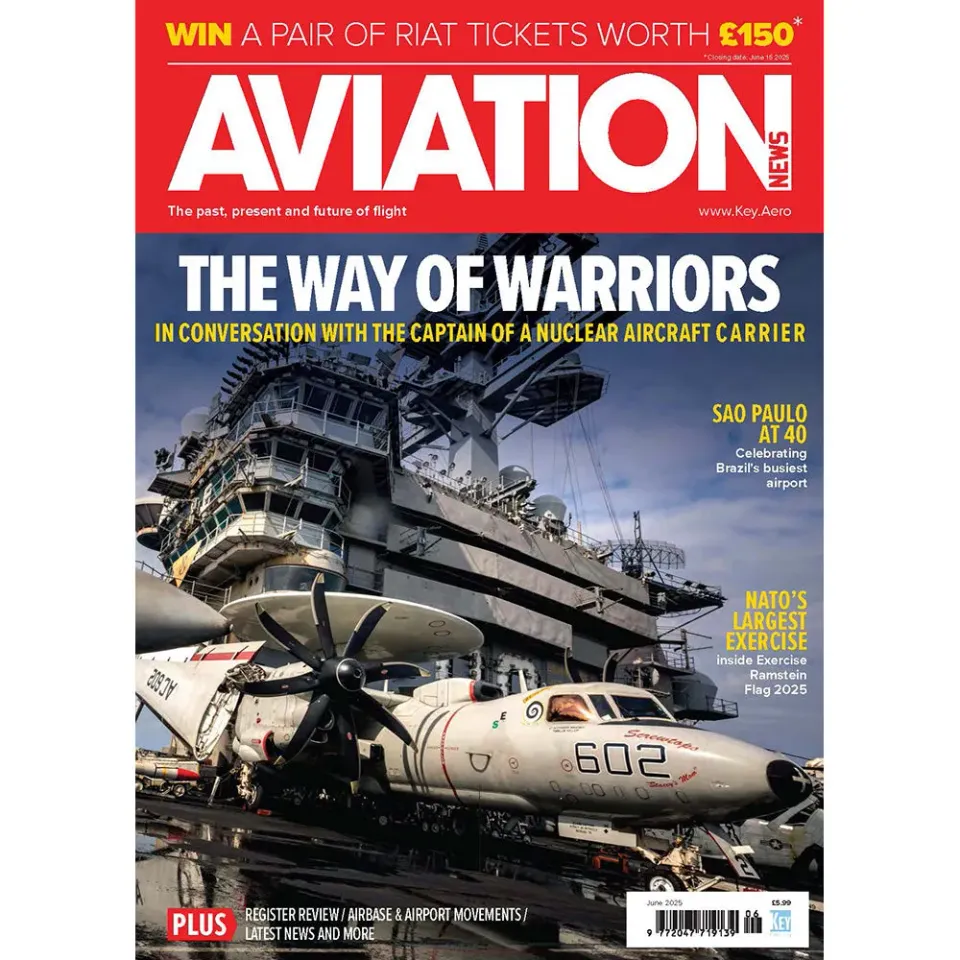 Aviation News June 2025 tidning modernt militärflyg