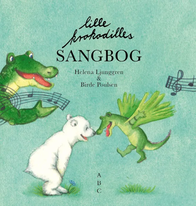 ABC Forlag Lille Krokodille sangbog sångbok tryckt bok