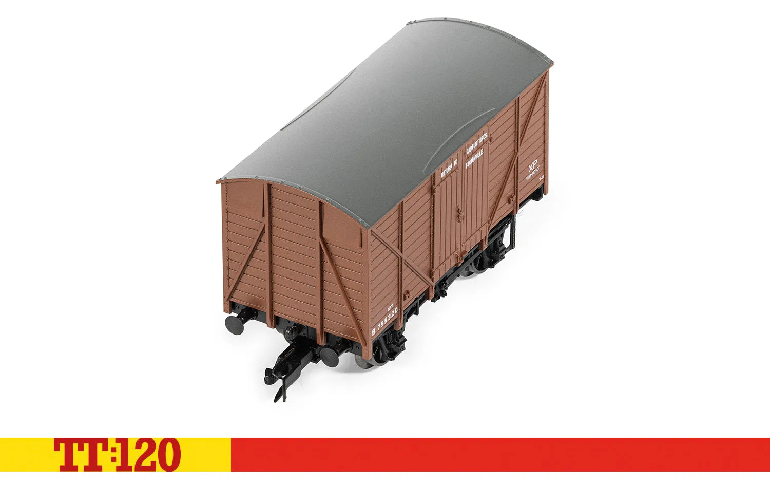 Hornby TT:120 BR Vent Van godsvagn Cadbury brun