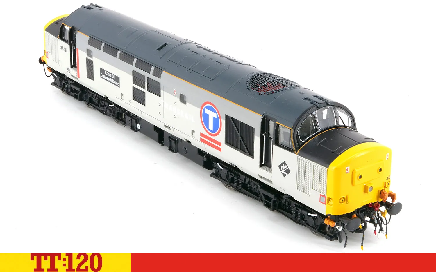 Hornby TT:120 Class 37 37413 diesellok Transrail