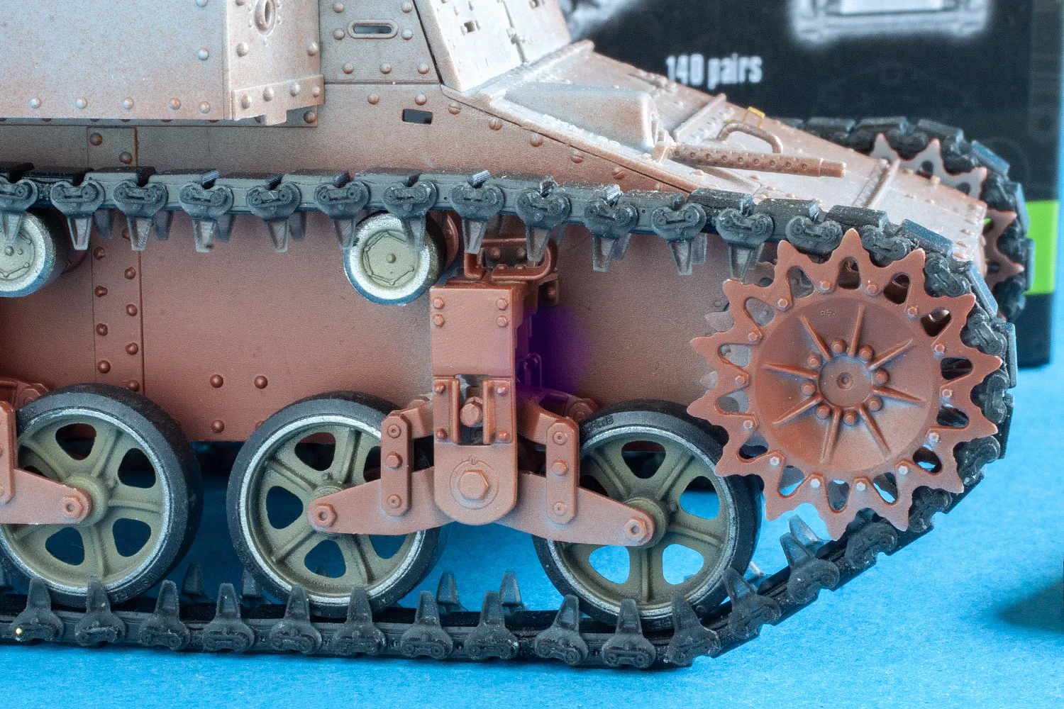 ROSSAGRAPH QuickTracks T-35080 band T16E1 Stuart 1/35