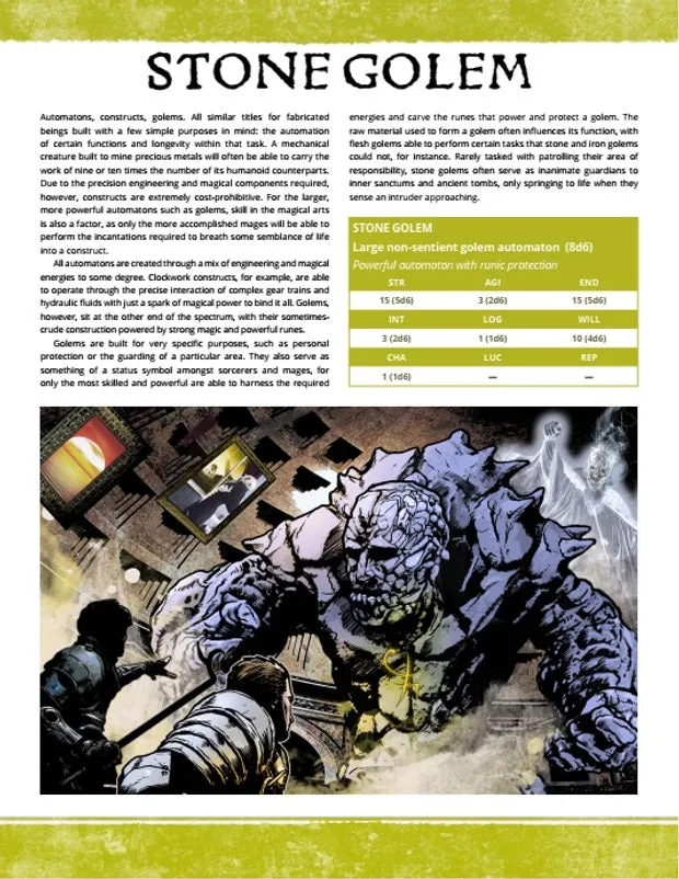 EN Publishing Stone Golem WOIN pdf monster väktare