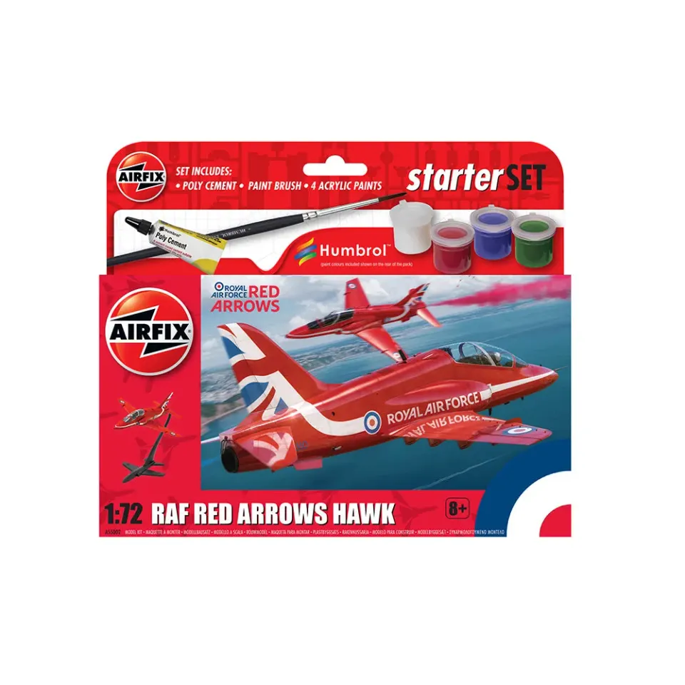 Airfix Red Arrows Hawk 1/72 modellbyggsats startset