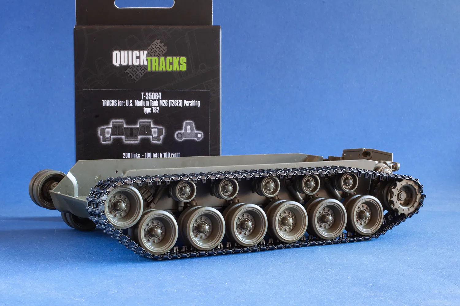 Rossagraph QuickTracks T-35064 bandset Pershing T82 1:35