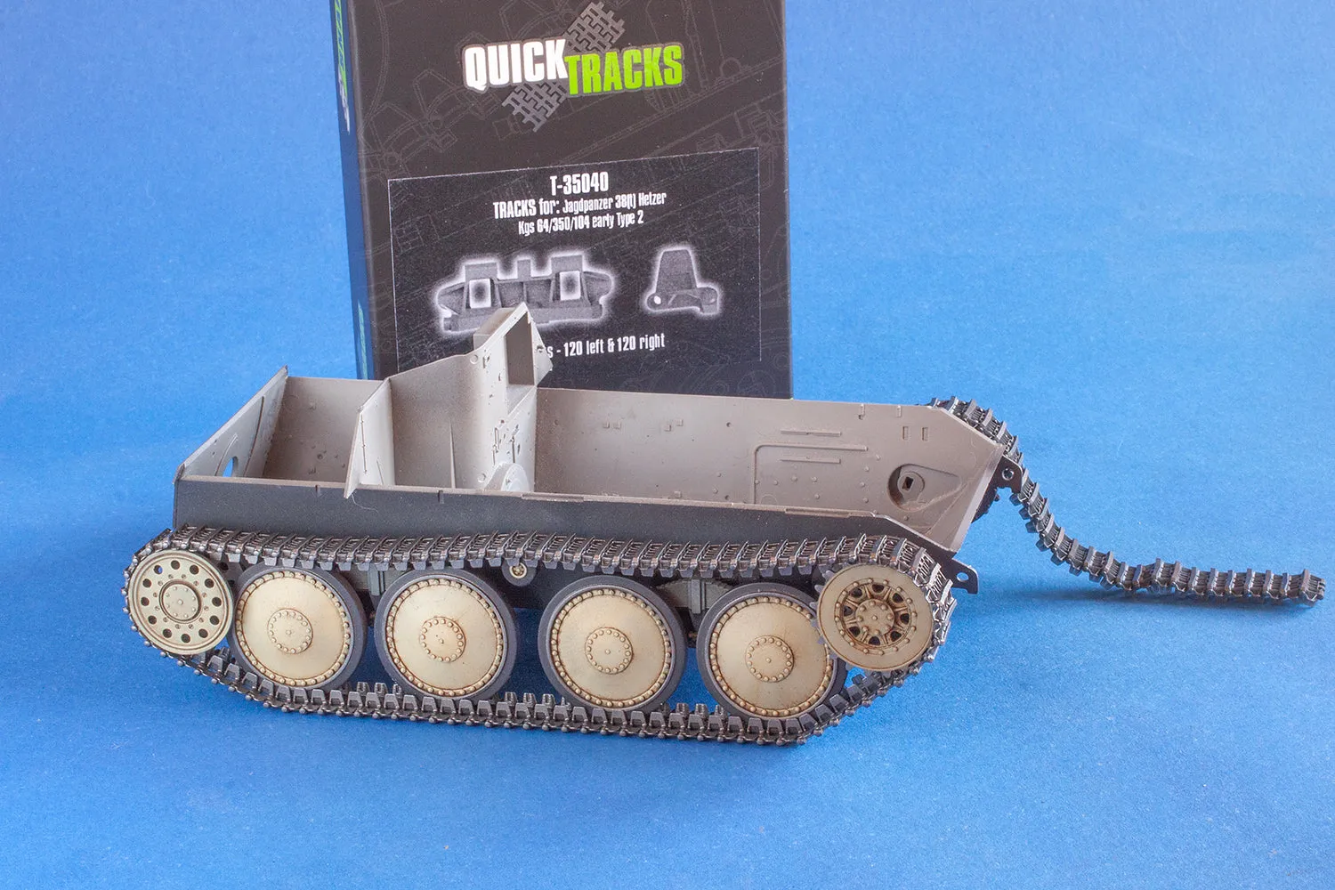 ROSSAGRAPH QuickTracks T-35040 band 1:35 Hetzer tidig resin