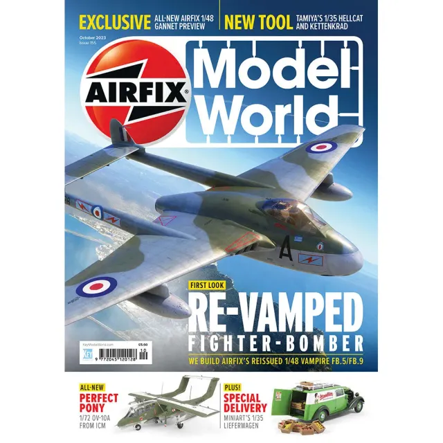 Airfix Model World October 2023 tidning bygge