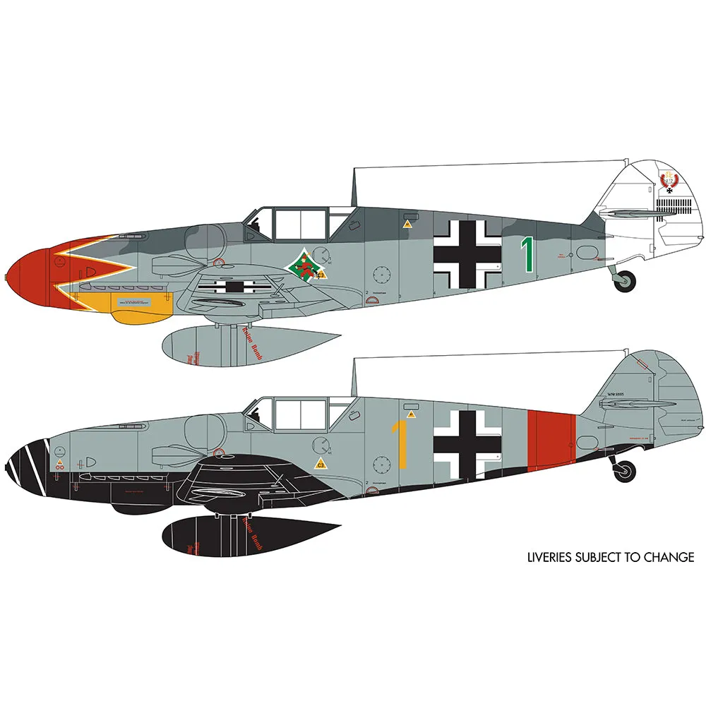 Airfix Messerschmitt Bf109G-6 byggsats 1/72 jaktplan