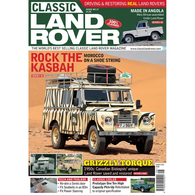 Classic Land Rover augusti 2015 tidning lösnummer Marocko